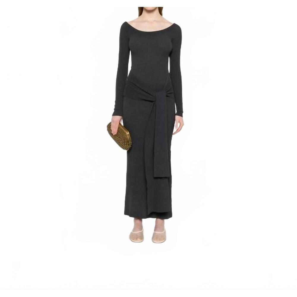 NEW AYA MUSE long sleeve dress in grey